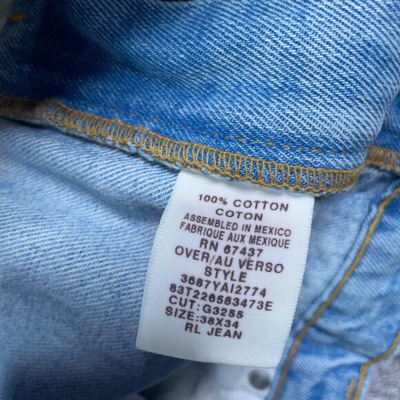 Ralph Lauren Light Blue Straight Men Jeans - Picture 4 of 15